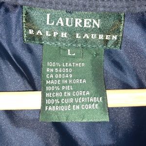 100% Leather Ralph Lauren